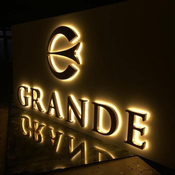 Invest Mohali real estate acrylic 3D glow sign board by Pen to Print Advertisers, Mohali Punjab